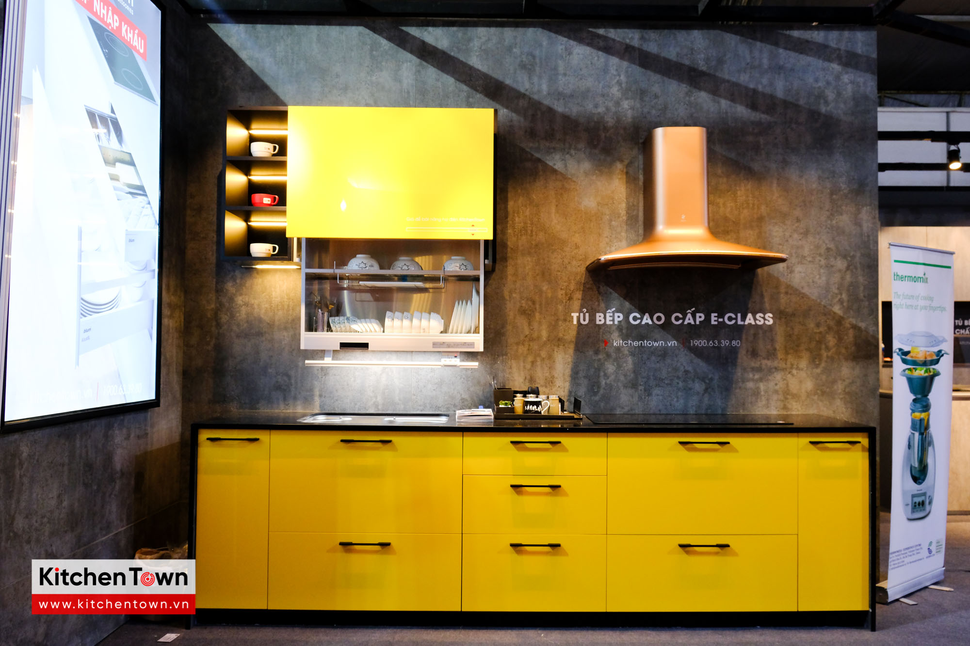 Tủ bếp thông minh chữ i tối ưu hoá công năng sử dụng